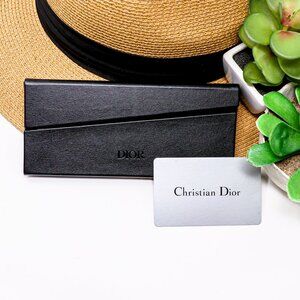 New Christian Dior Black Glasses/Sunglasses Case w/ Authenticity Card